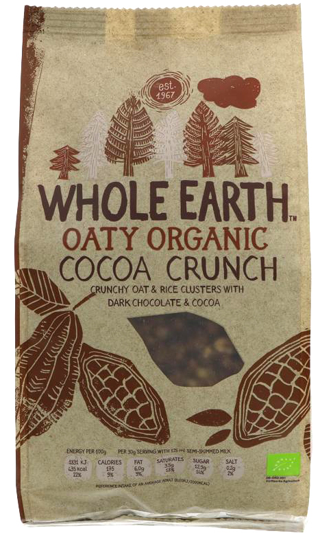 Whole Earth Organic Cocoa Crunch 375g