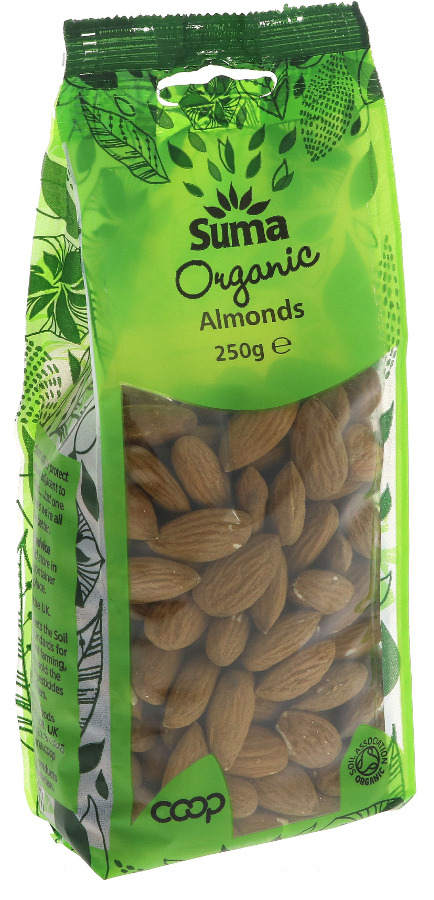 Suma Prepacks Organic Almonds 250g