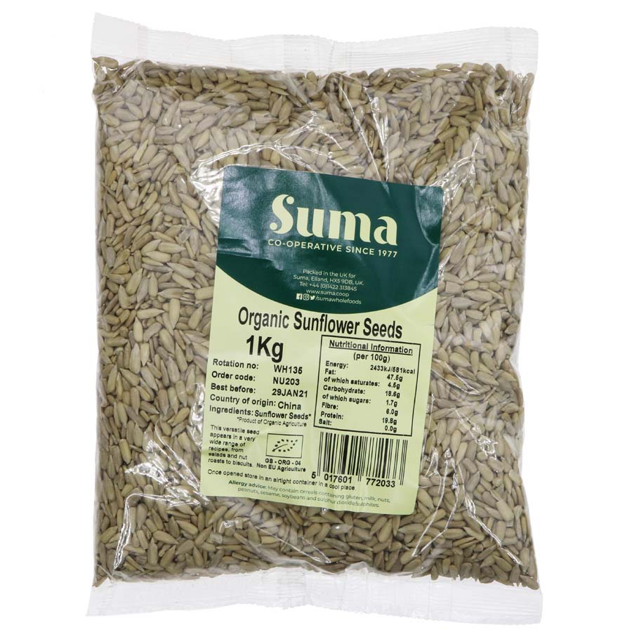 Suma Prepacks Organic Sunflower Seeds 1000g