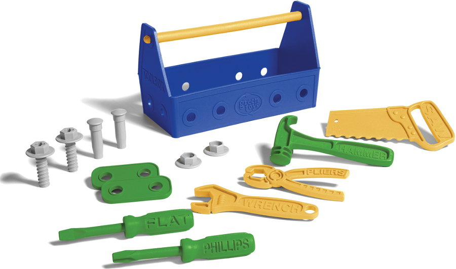Green Toys Recycled Play Tool Kit - Blue