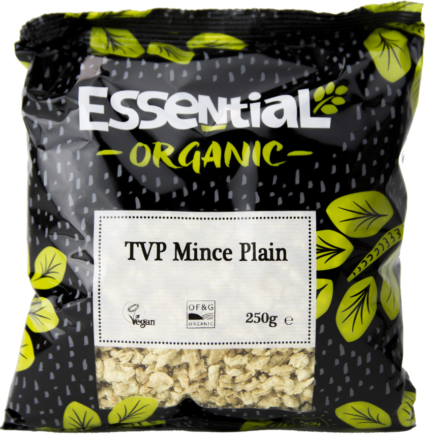 Essential Trading Plain Organic TVP Mince - 250g