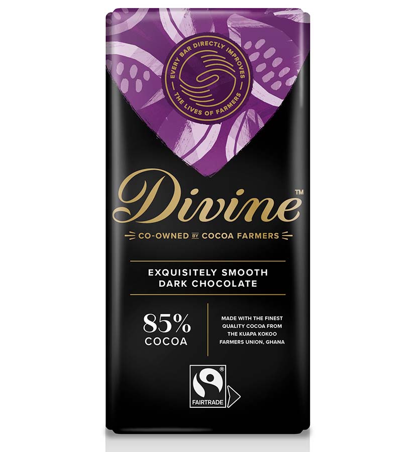 Divine 85% Dark Chocolate - 90g