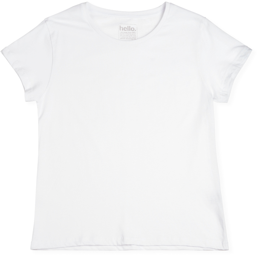 Women's Boxy Plain T-Shirt - White