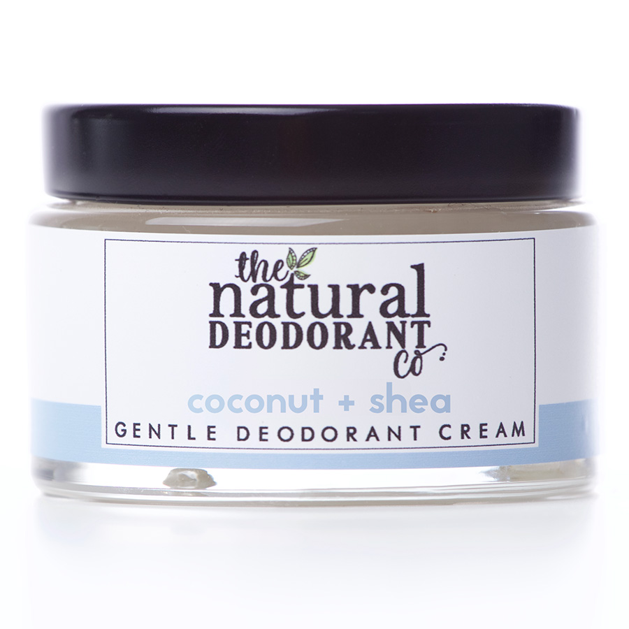 Natural Deodorant Co Gentle Deodorant Cream - Coconut & Shea (Unscented) - 55g