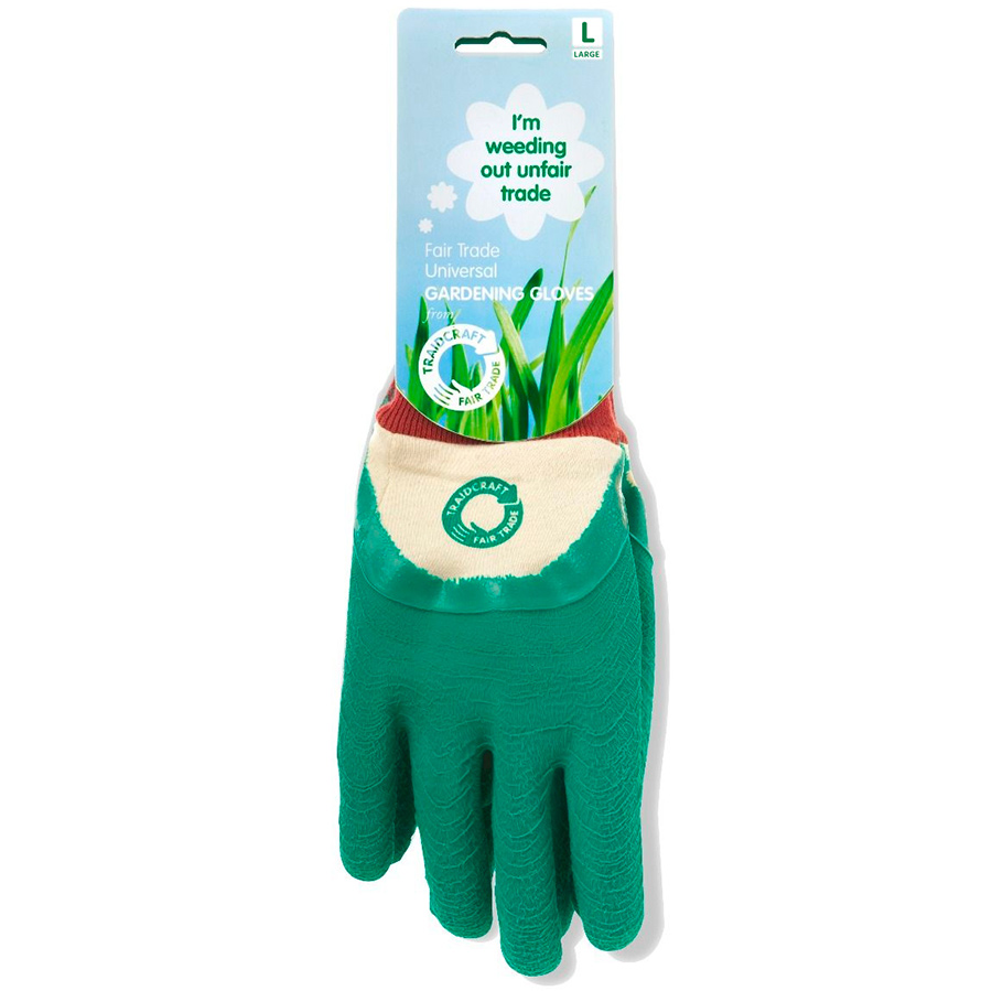 Image of Traidcraft Fair Trade Gardening Gloves - Large