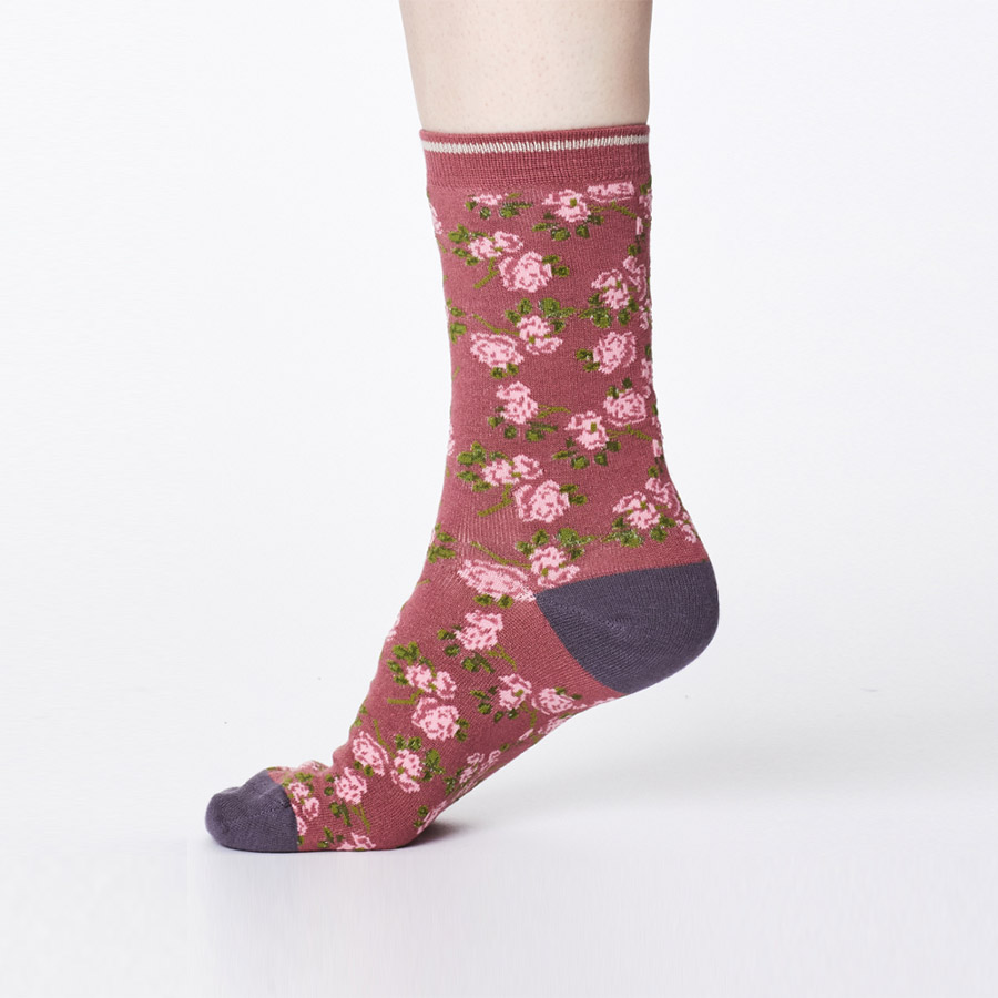 Thought Womens Bamboo Cottage Socks - Thought