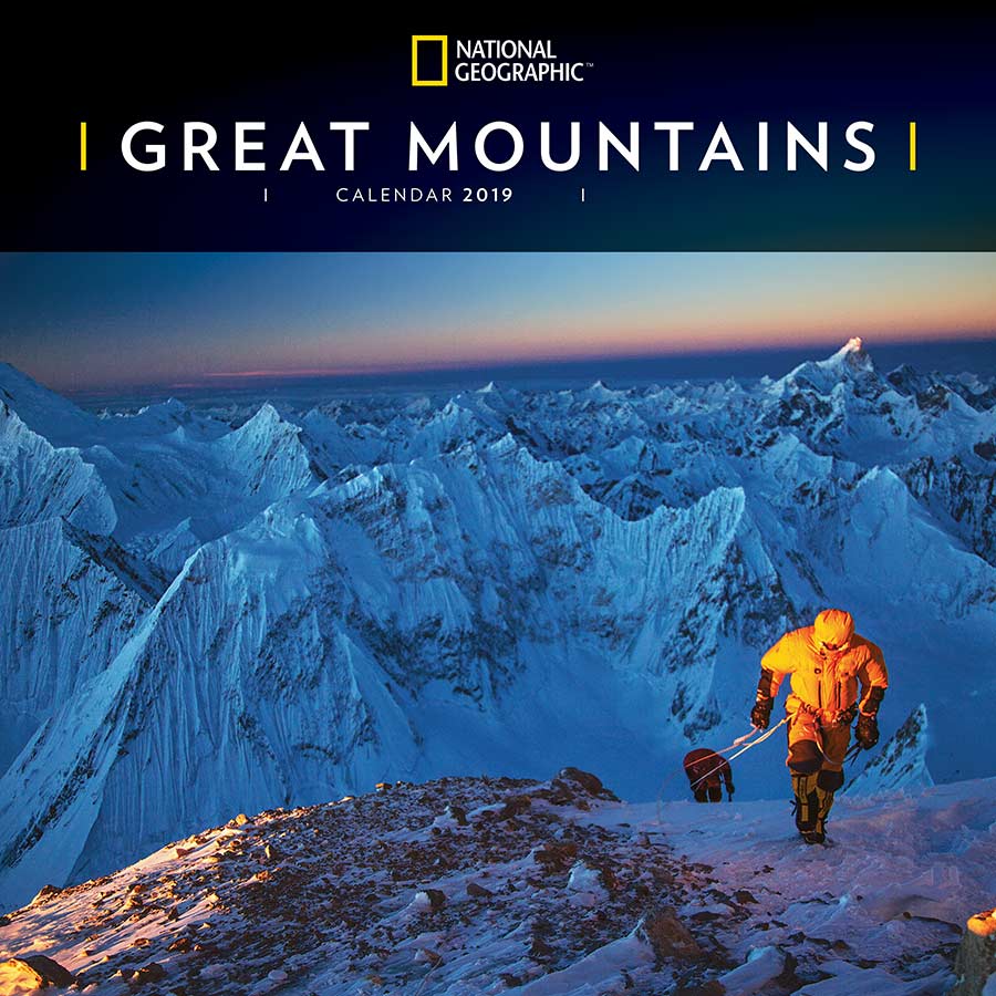 National Geographic 'Great Mountains' 2019 Wall Calendar - National