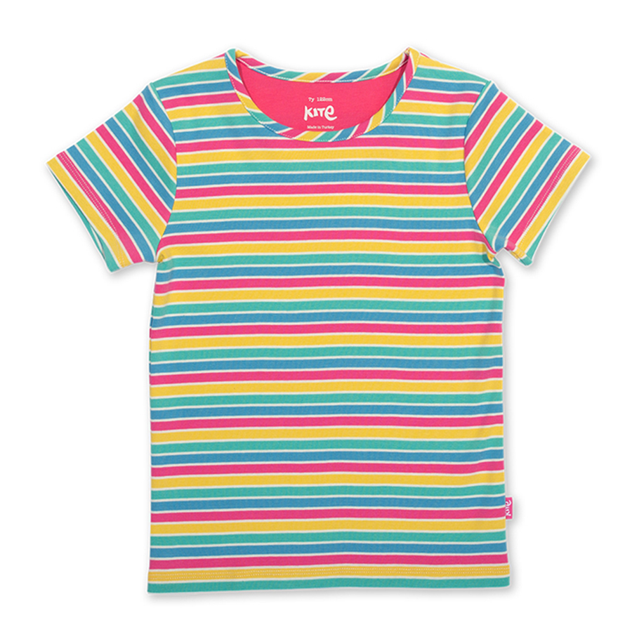 Kite Pink Rainbow Stripe T-Shirt