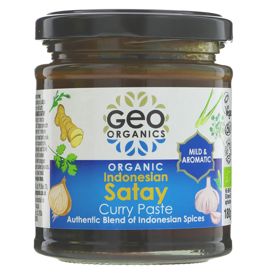 Geo Organics Indonesian Satay Curry Paste - 180g