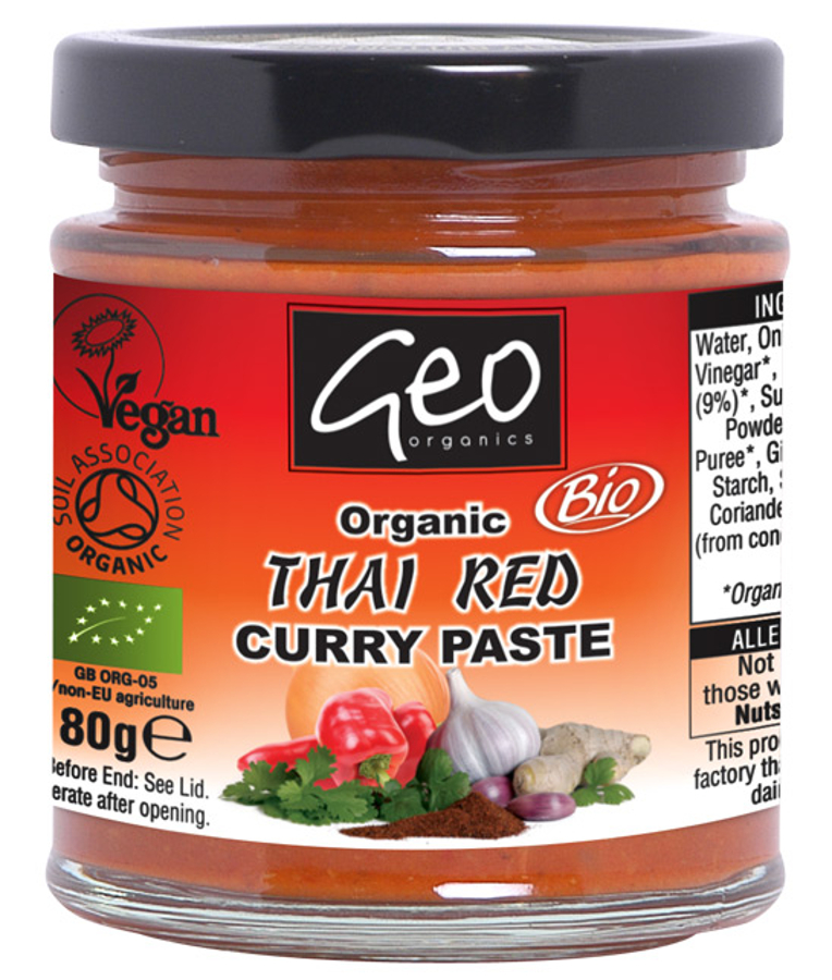 Geo Organics Thai Red Curry Paste - 180g