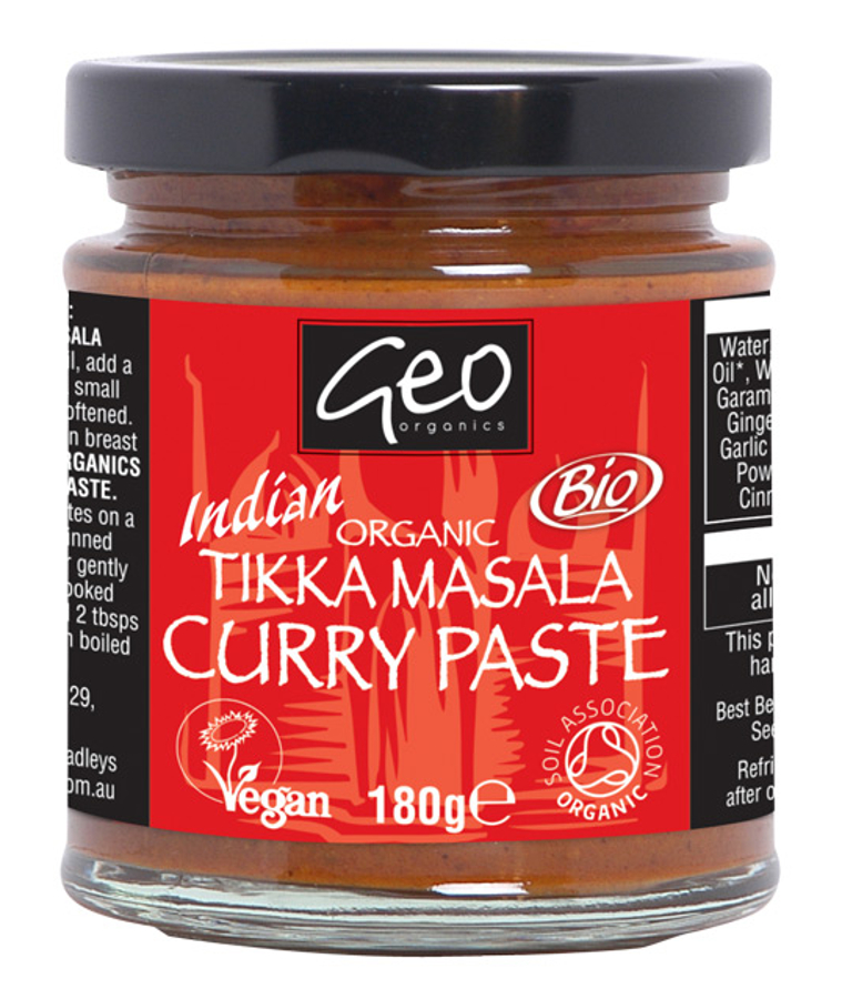 Geo Organics Tikka Masala Curry Paste - 180g