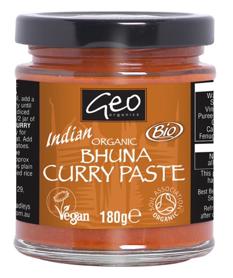 Geo Organics Bhuna Curry Paste - 180g