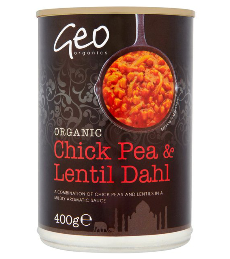 Geo Organics Organic Chickpea & Lentil Dahl - 400g
