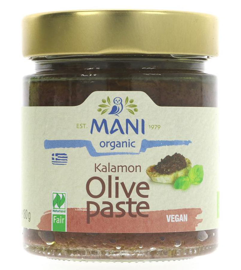 Mani Blaeuel Organic Kalamon Olive Paste - 180g