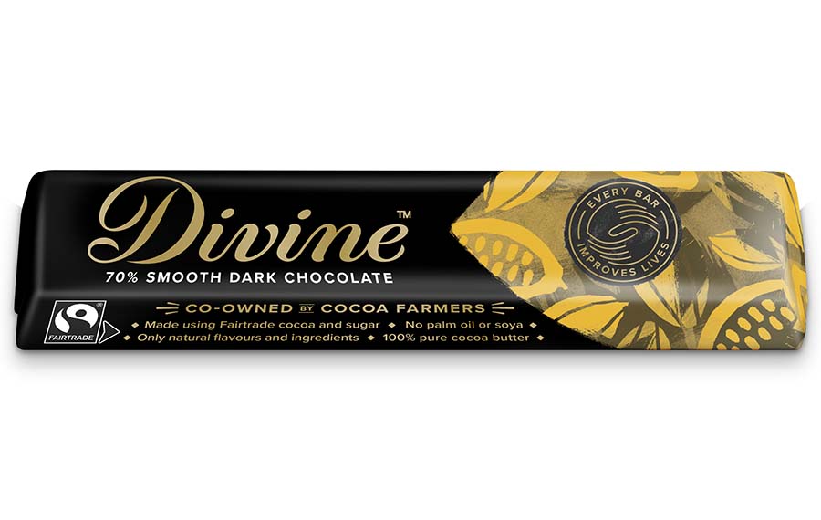 Divine 70% Dark Chocolate Bar - 35g