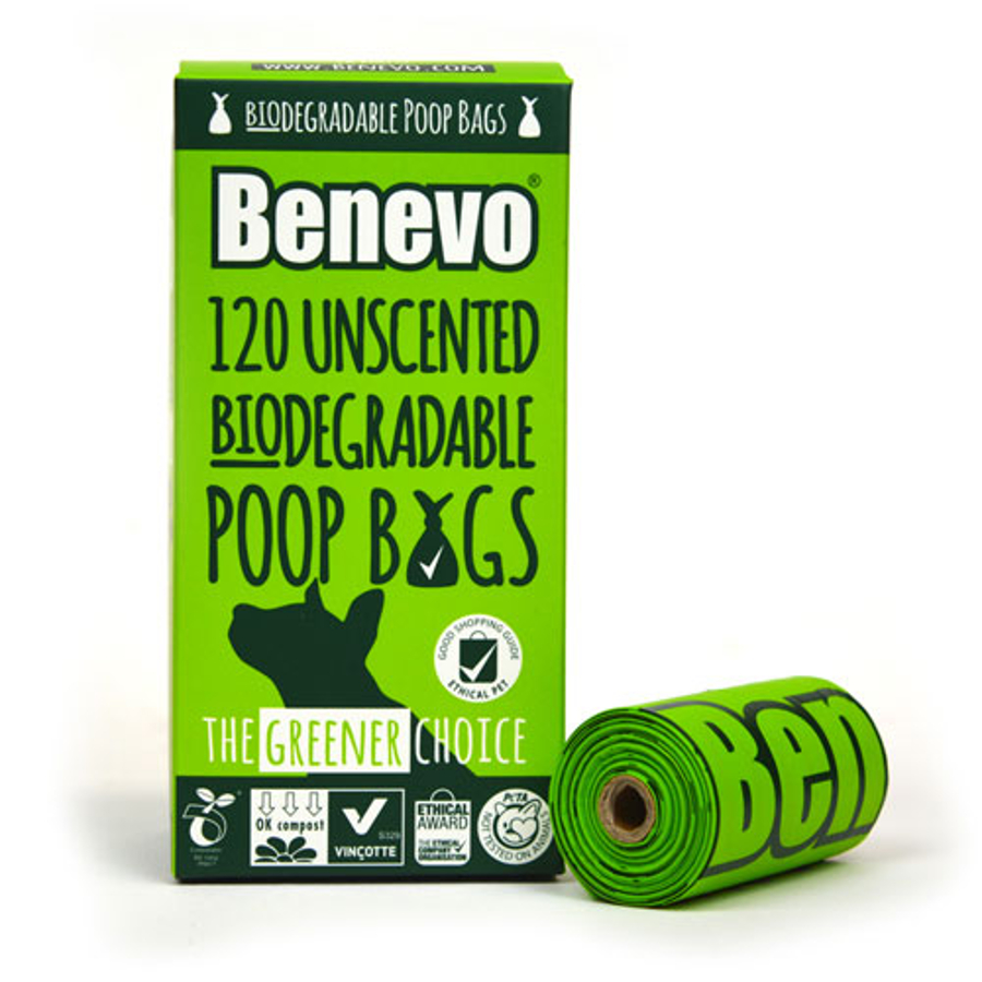 Image of Benevo Biodegradable Poop Bags - 120 bags