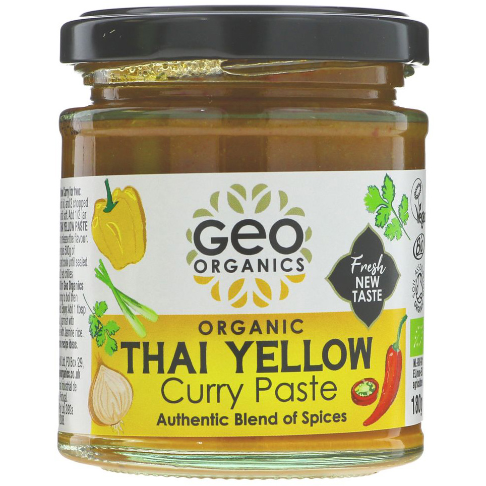 Geo-Organics Thai Yellow Curry Paste - 180g