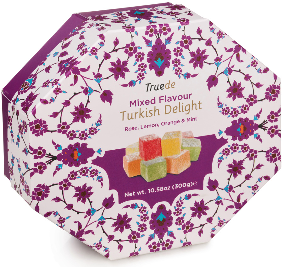 Truede Mixed Flavour Turkish Delight - 300g