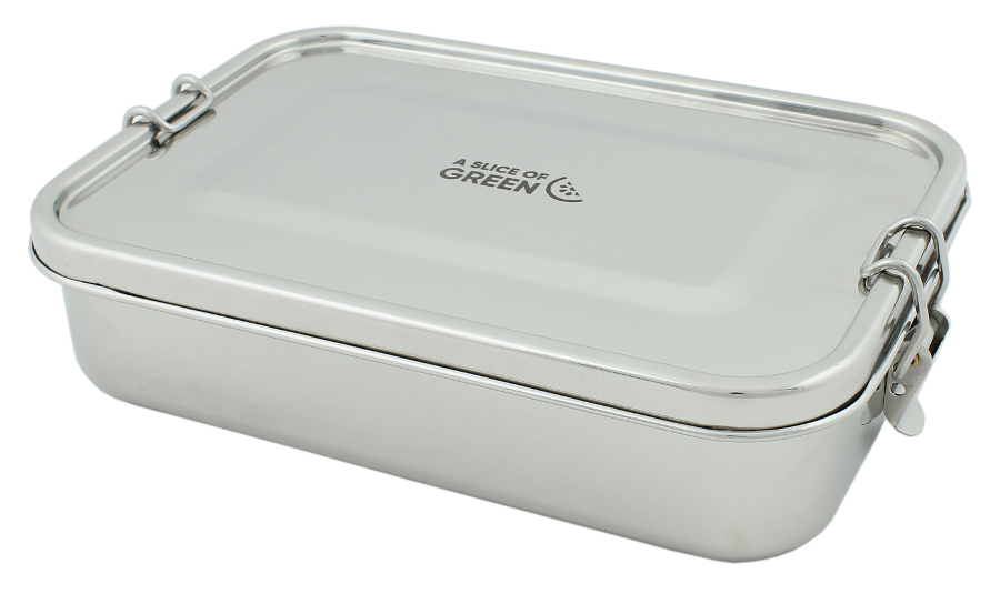 A Slice of Green Yanam Leak Resistant Stainless Steel Lunch Box