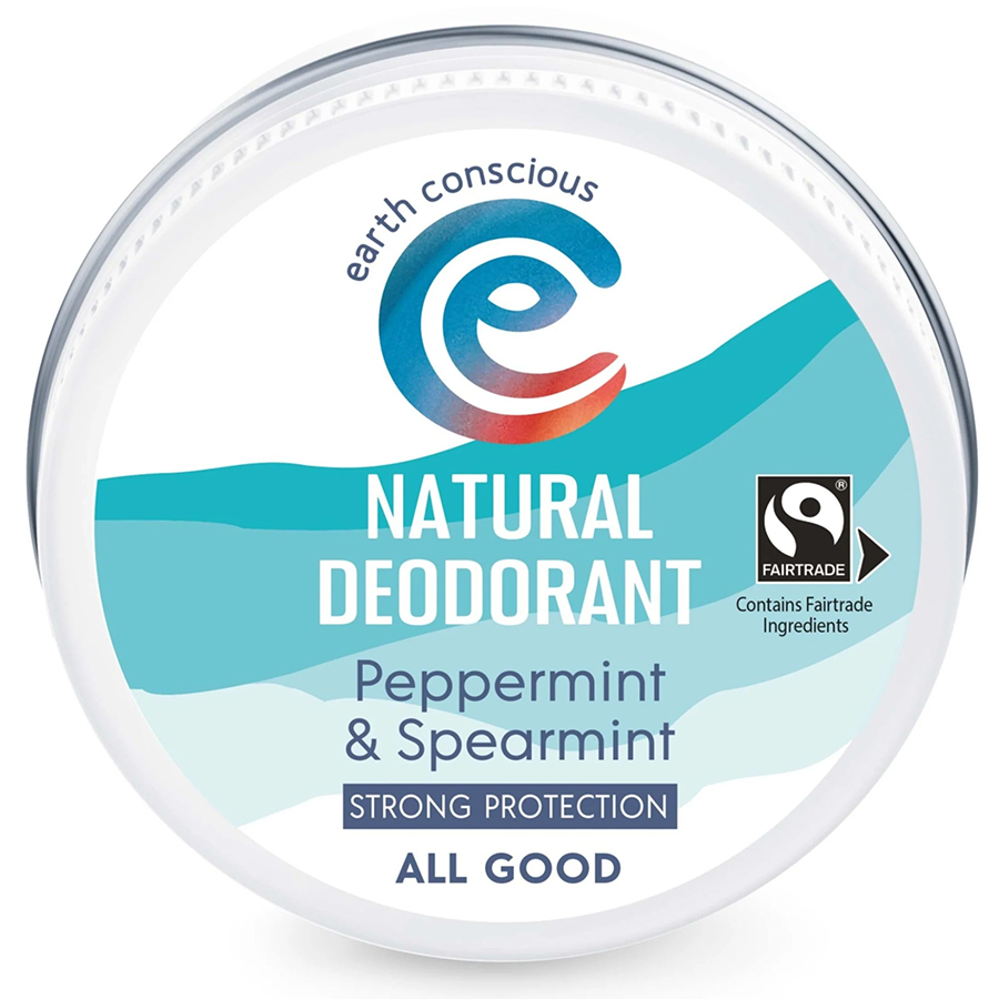Earth Conscious Peppermint & Spearmint Natural Deodorant - 60g