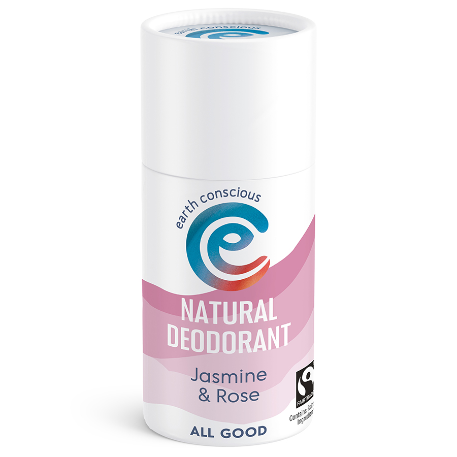 Earth Conscious Jasmine & Rose Natural Deodorant Stick - 60g