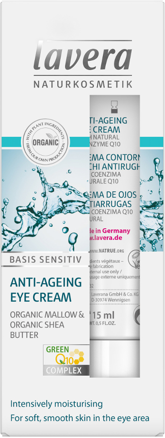 Lavera Basis Sensitiv Anti-Ageing Eye Cream Q10 - 15ml