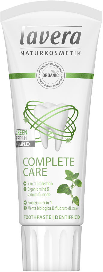 Lavera Complete Care Toothpaste with Fluoride - Mint - 75ml