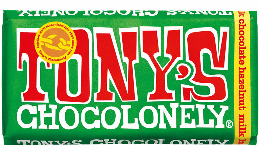 Tony's Chocolonely Milk Chocolate and Hazelnut - 180g