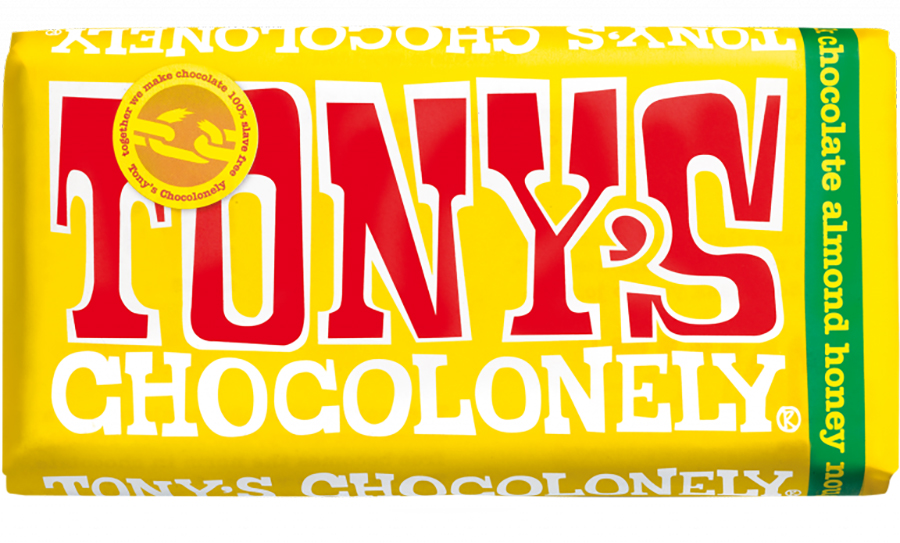 Tony's Chocolonely Milk Chocolate and Almond Honey Nougat - 180g