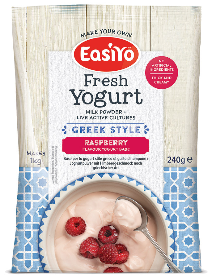 Easiyo Greek Style Raspberry Yoghurt - 240g