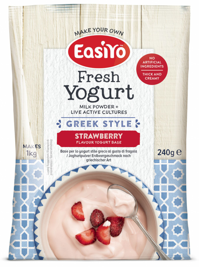 Easiyo Greek Style Strawberry Yoghurt - 240g