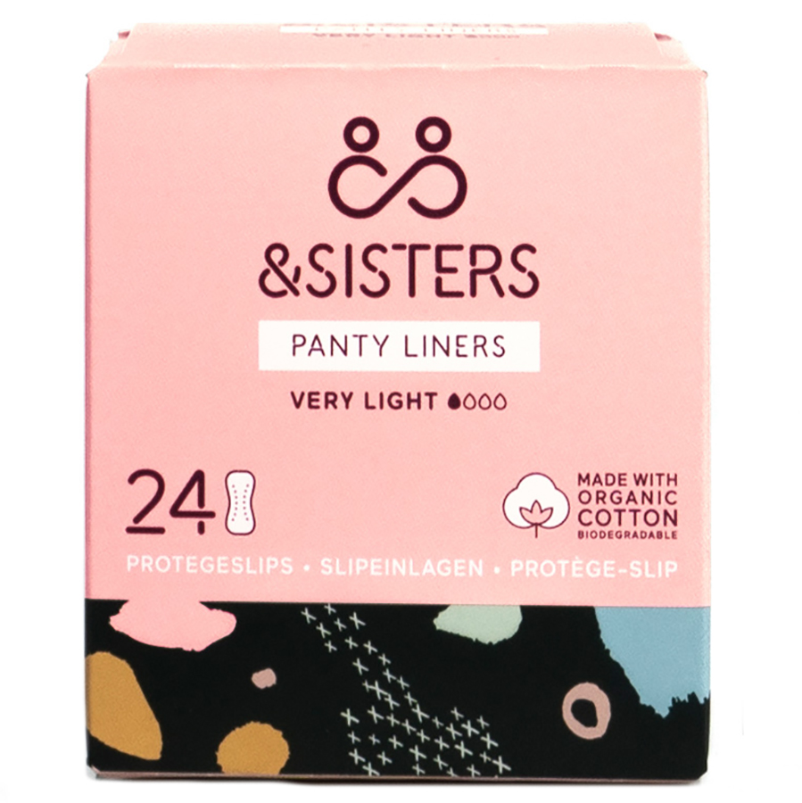 &SISTERS by Mooncup Ultrathin Liners - Very Light - Pack of 24