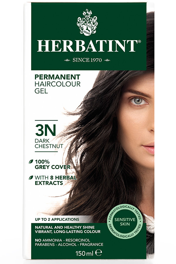 Herbatint Permanent Hair Dye - 3N Dark Chestnut - 150ml
