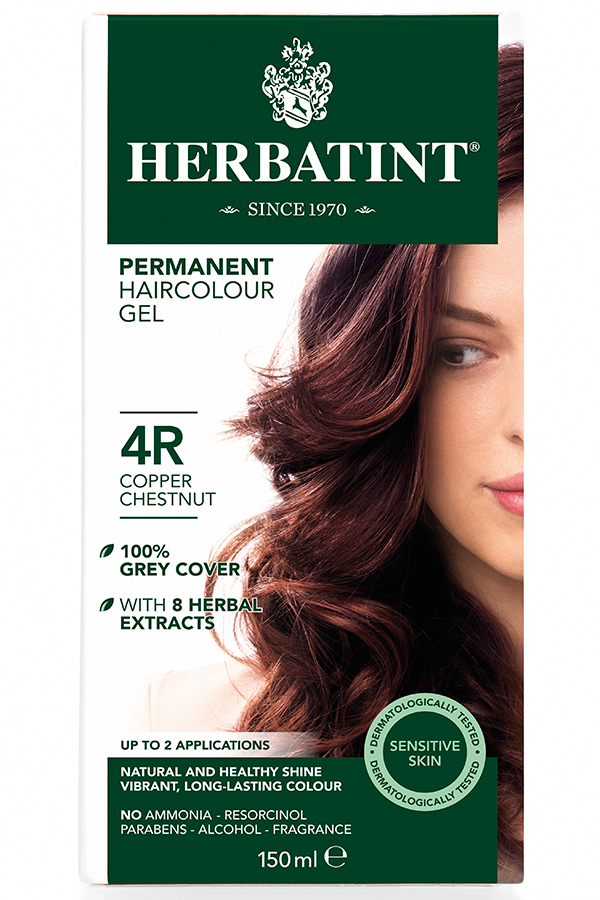 Herbatint Permanent Hair Dye - 4R Copper Chestnut - 150ml