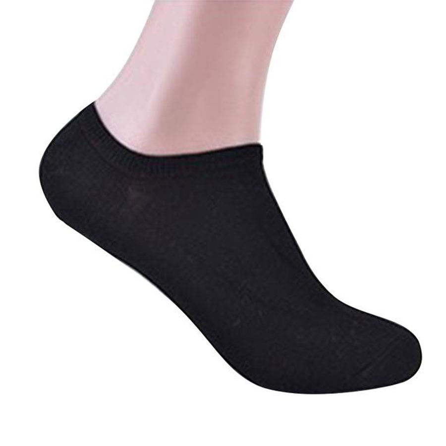 Organic Cotton Sports Socks - Black - Large - Ecooutfitters
