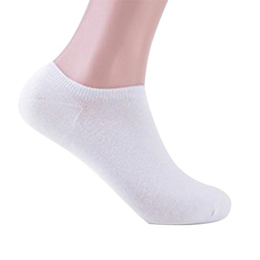 Organic Cotton Sports Socks - White - Small