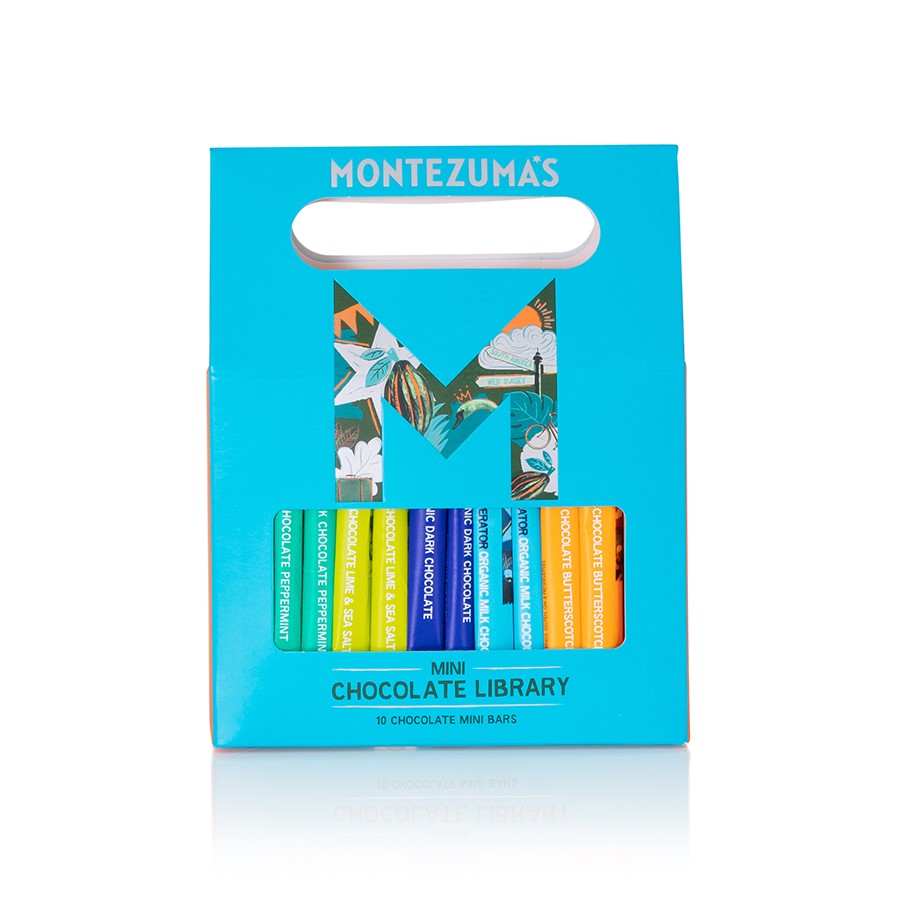 Montezuma's Mini 10 Bar Chocolate Library - 250g