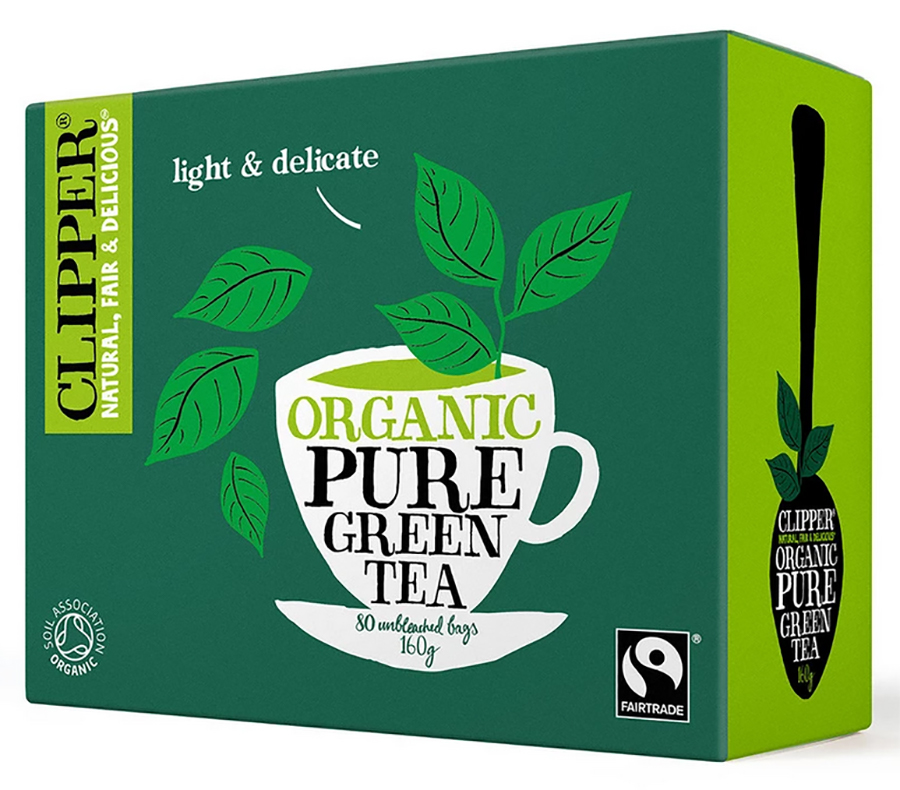 Clipper Organic Pure Green Tea - 80 Bags