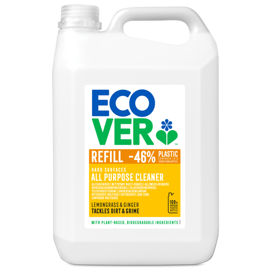 Image of Ecover All Purpose Cleaner Refill - Lemongrass & Ginger - 5L