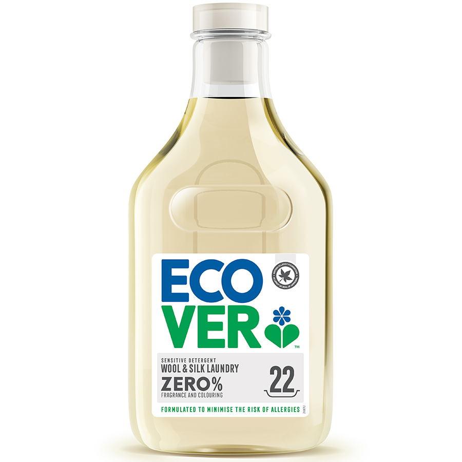 Image of Ecover Zero Sensitive Delicates Laundry Liquid - 1L - 22 Washes