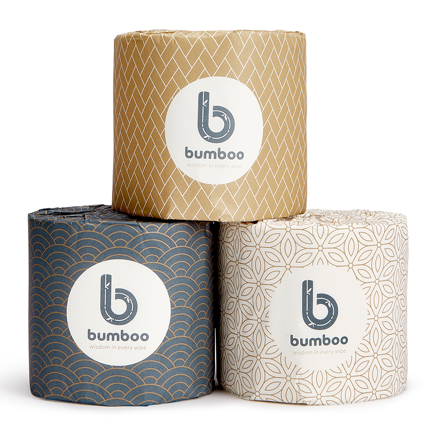 Bumboo Luxury Bamboo Toilet Paper - 24 Extra Long Rolls