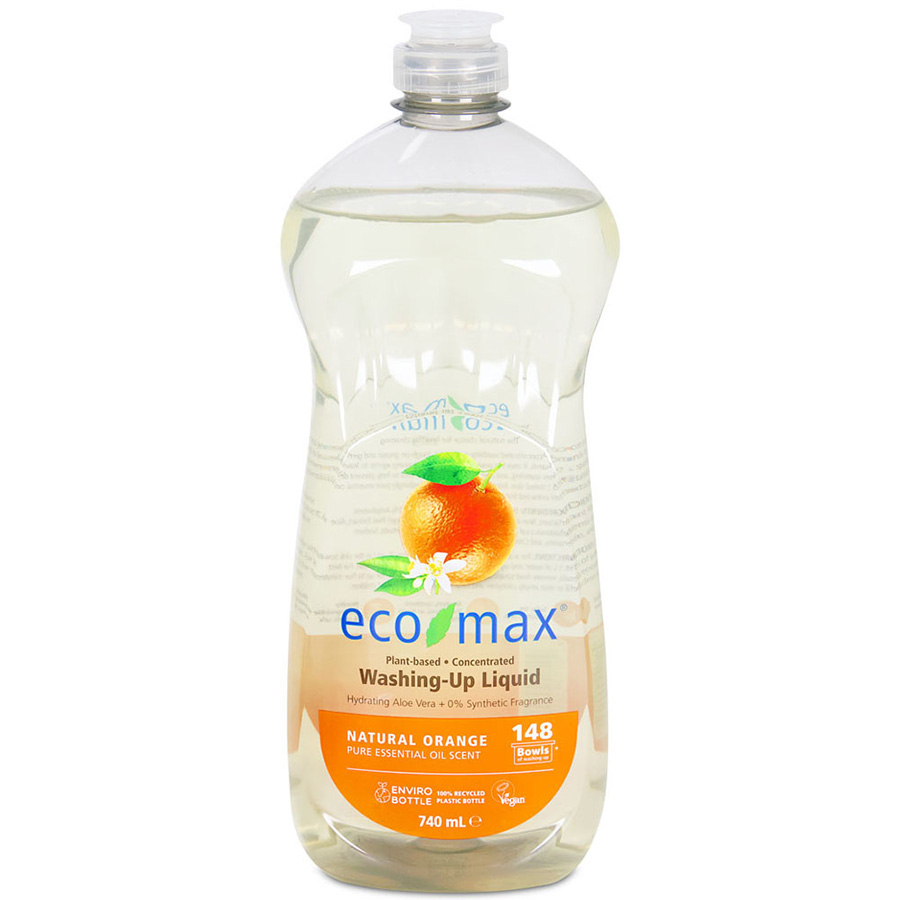 Image of Eco-Max Washing-Up Liquid - Natural Orange - 740ml