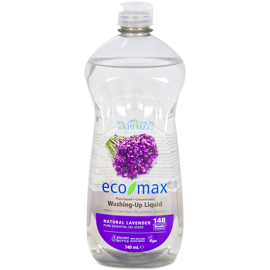 Image of Eco-Max Washing-Up Liquid - Natural Lavender - 740ml