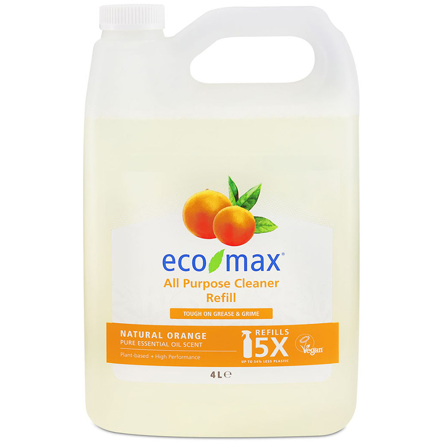 Image of Eco-Max All Purpose Cleaner Refill - Natural Orange - 4L