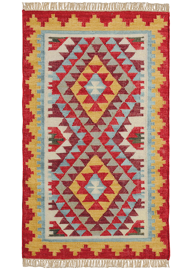 Khiva Handloom Kilim Rug - 75 x 120cm