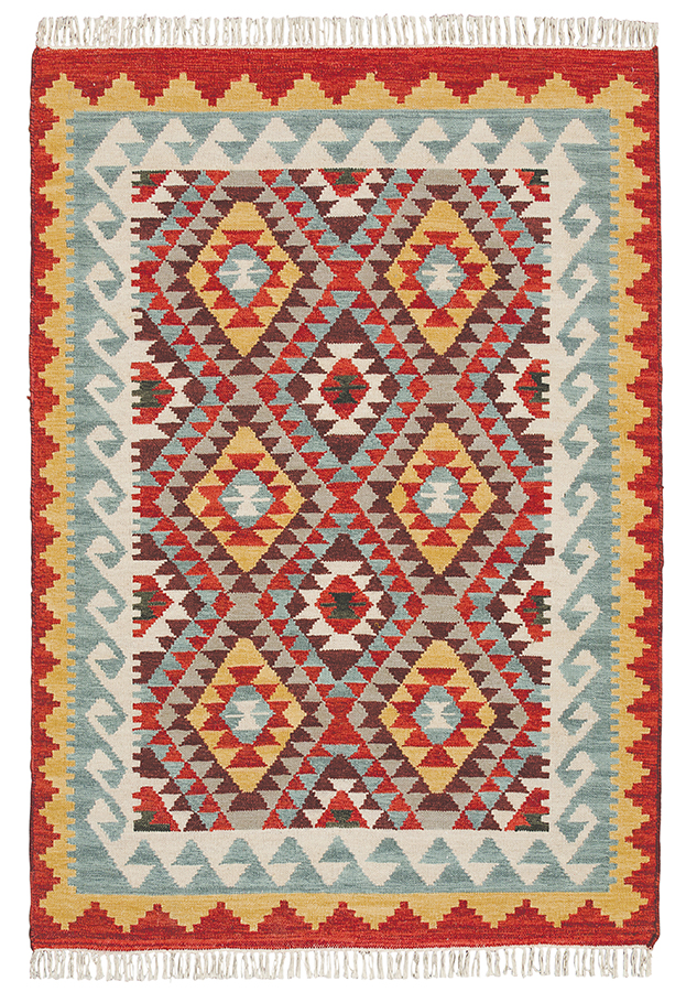 Image of Khiva Handloom Kilim Rug - 120 x 180cm