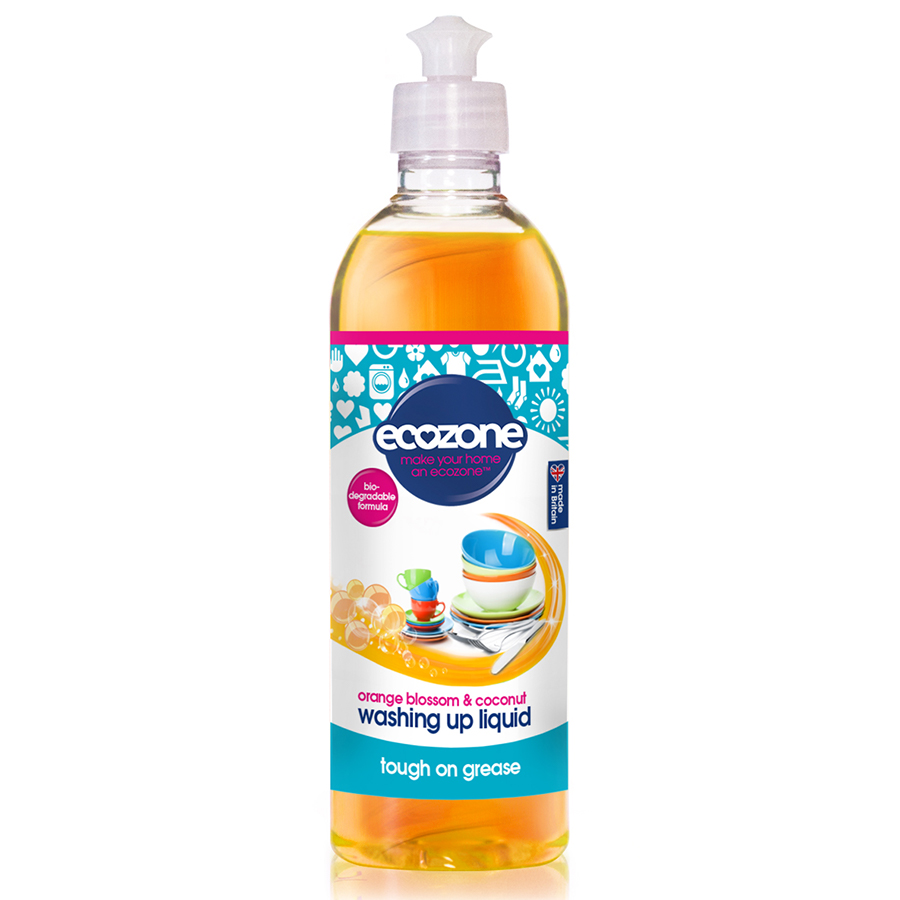 Ecozone Washing Up Liquid - Orange Blossom & Coconut - 500ml