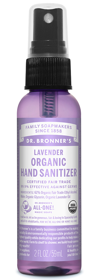 Dr Bronner Organic Lavender Hand Hygiene Spray - 60ml