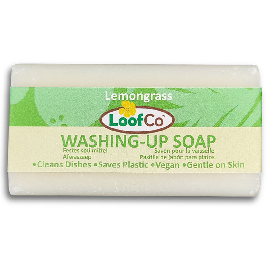 Image of Loofco Lemongrass Washing Up Soap Bar - 100g