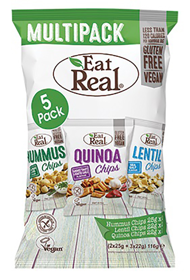 Eat Real Hummus  Lentil & Quinoa Multipack - 5 pack